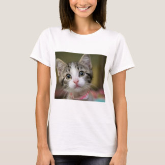 A cute kitten with green eyes T-Shirt