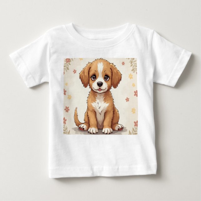 a cute little puppy baby T-Shirt (Front)