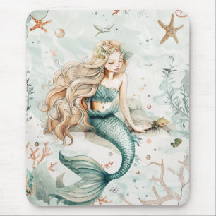 A Cute Mermaid Mouse Pad