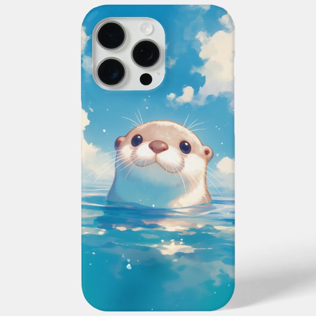A Cute Otter's Watery World Case-Mate iPhone Case (Back)