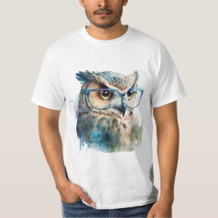 A Cute owl wearing glasses T-Shirt