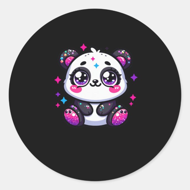 A Cute Panda Sticker  (Front)