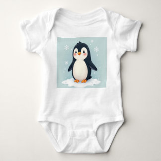 a cute penguin Baby Bodysuit