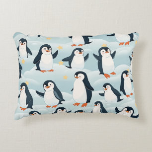 a cute penguin pillow