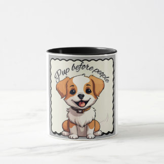 A cute puppy design coffee  mug
