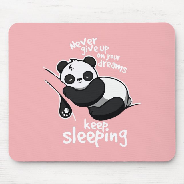 A CUTE SLEEPING PANDA MOUSE PAD (Front)