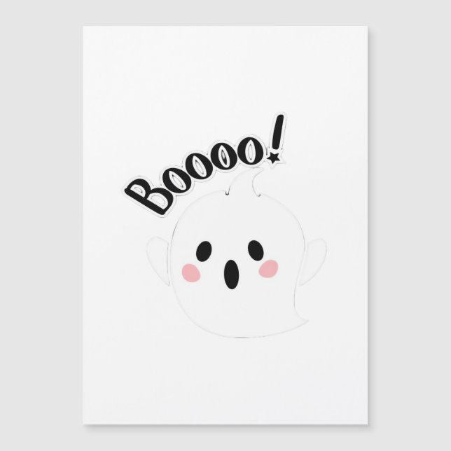 A Cute White Boo Creative Casual (Front)