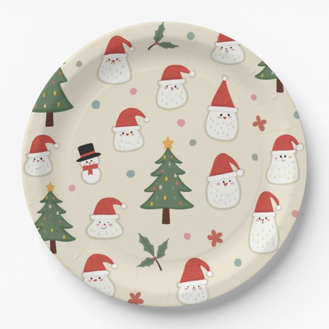 a cute X-mas party plate (Front)