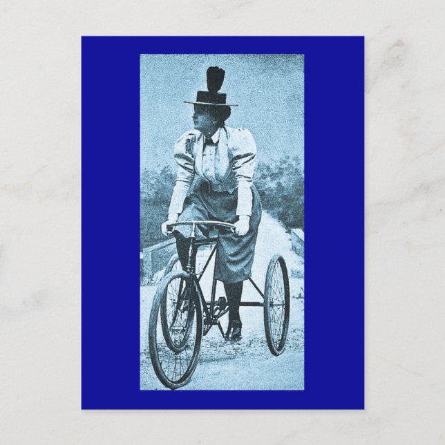 A Cycle Tour - Vintage Postcard (Front)