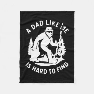 A dad like is hard to find funny fishing father's fleece blanket