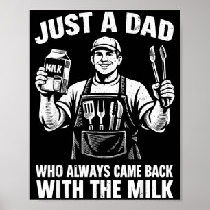A Dad Who Came Back with The Milk Grill Dad BBQ 1 Poster