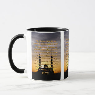 A Daily Family & Friend Prayer Two-Tone Mug