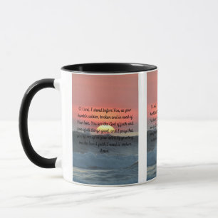 A Daily Humbling Prayer Two-Tone Mug