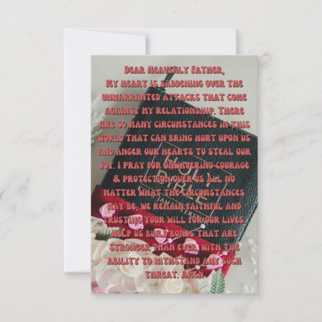 A Daily Life Prayer Flat Greeting Card (Front)