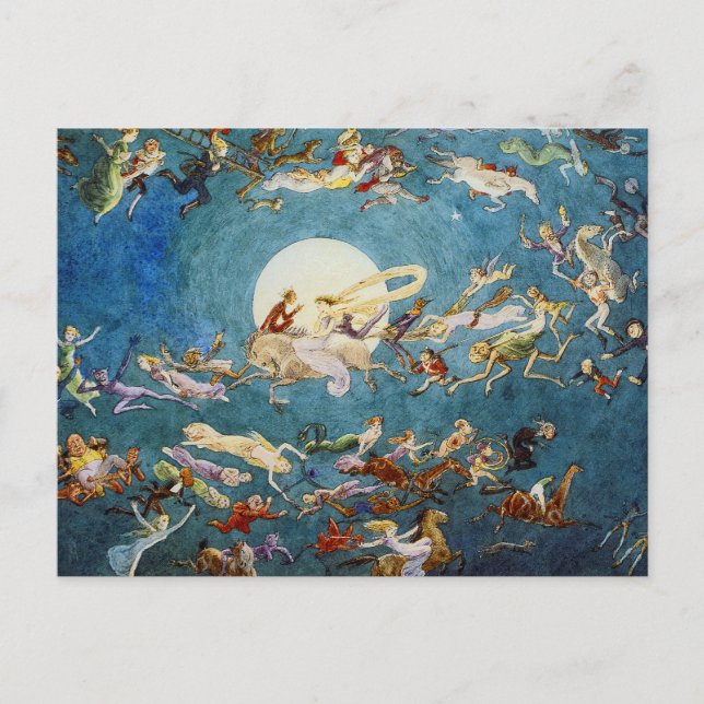 A Dance Around the Moon Print Postcard (Front)