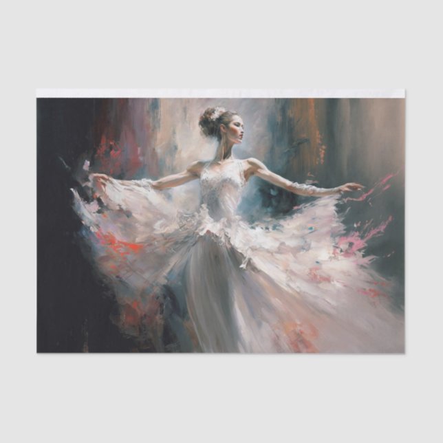 A dance of colours tissue paper (Front)