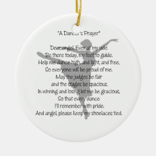 A Dancer's Prayer Dance Photo Ornament