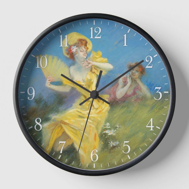 A Dancing Girl  Clock (Front)