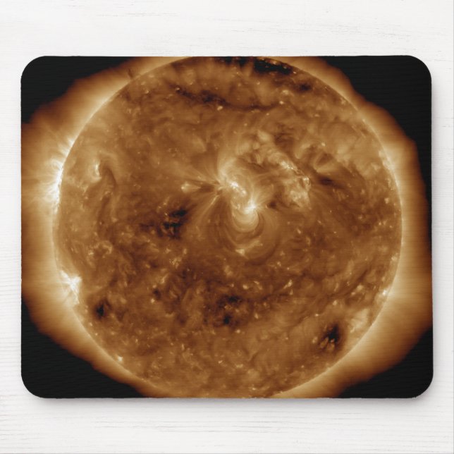 A dark rift in the sun's atmosphere mouse pad (Front)