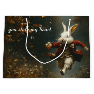 A Dashing Theft in the Velvet Woods Large Gift Bag
