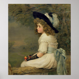 A Daughter of Eve, Pears Annual, Christmas, 1899 Poster