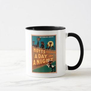 "A Day and a Night" Cats and Dogs Musical Mug