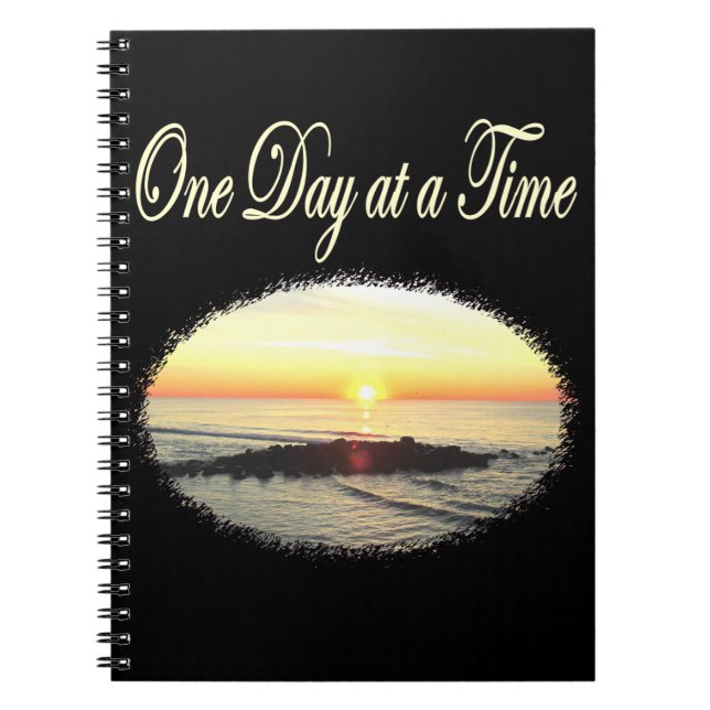 A DAY AT A TIME SUNRISE PHOTO NOTEBOOK (Front)
