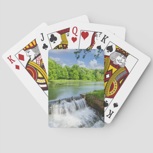 A Day At Ritter Springs Playing Cards (Back)
