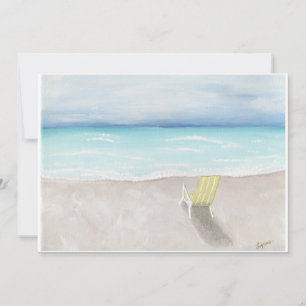 A Day at the Beach Holiday Card