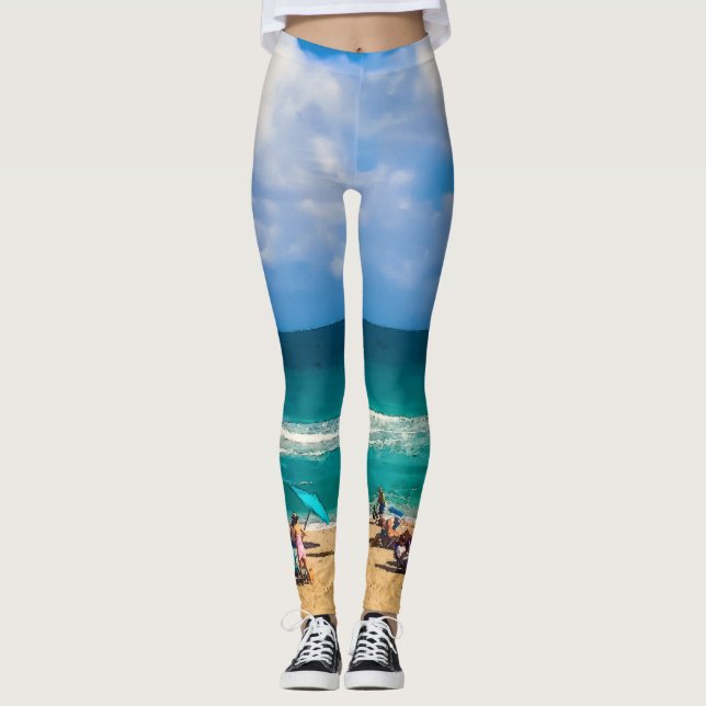 A Day at the Beach Leggings (Front)
