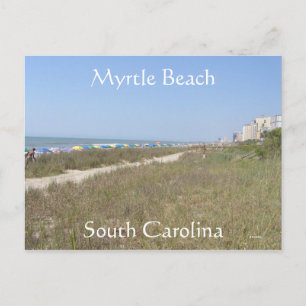 A Day At the Beach Postcard