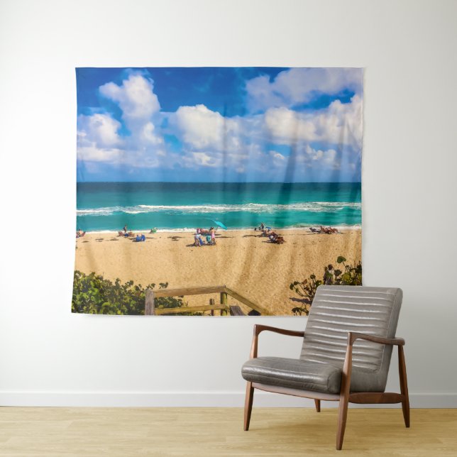A Day at the Beach Tapestry (In Situ (Horizontal))