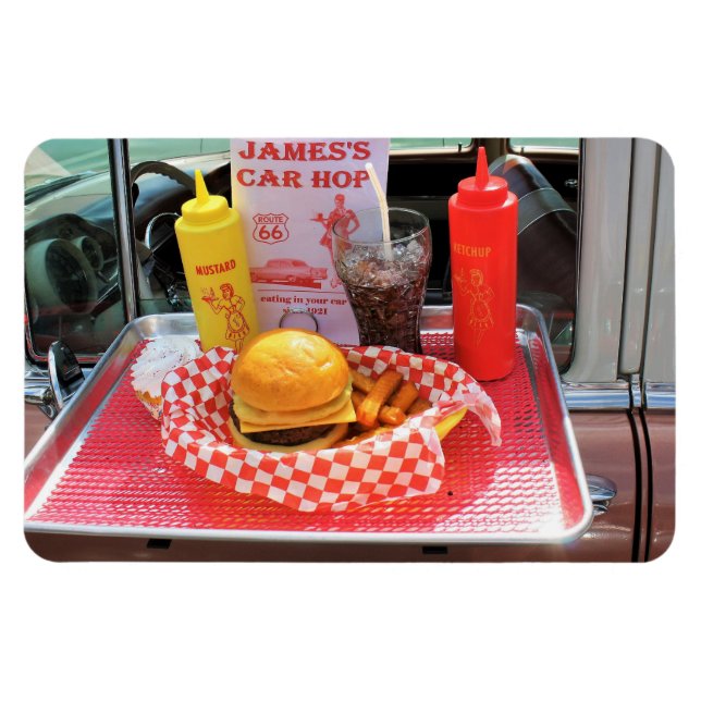 A Day at the Diner Magnet (Horizontal)