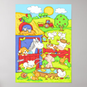 A Day at the Farm Poster