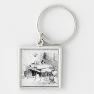 A Day at the Nottingham Lace Manufacturers Key Ring