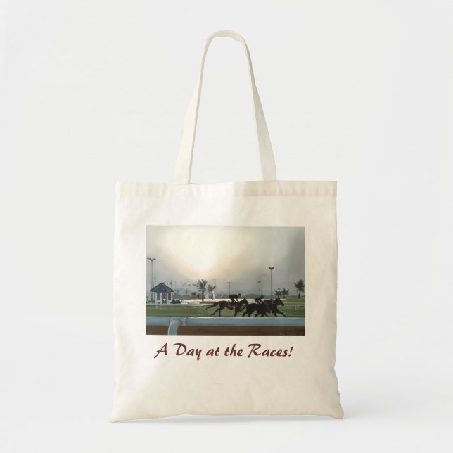 A Day at the Races! Tote Bag (Front)