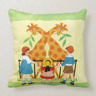 A Day At The Zoo Cushion