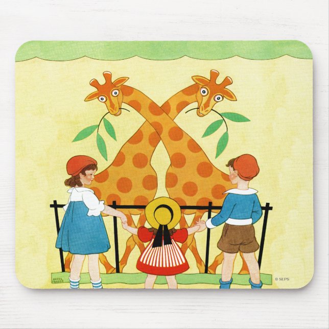 A Day At The Zoo Mouse Pad (Front)