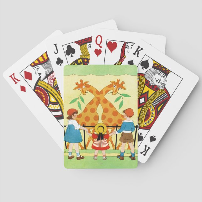 A Day At The Zoo Playing Cards (Back)