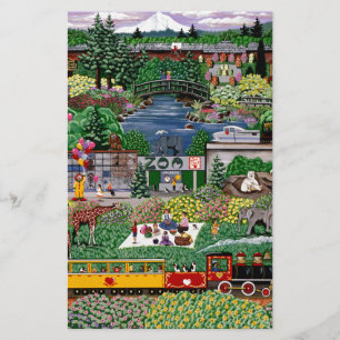 A Day at the Zoo Stationery