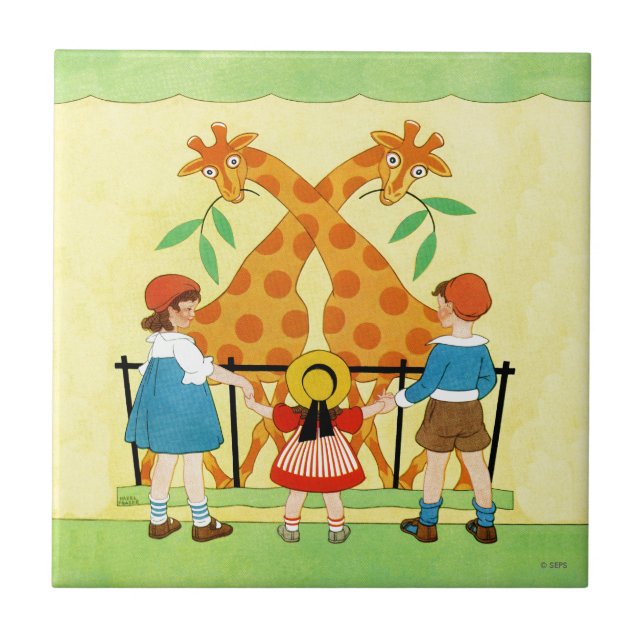 A Day At The Zoo Tile (Front)