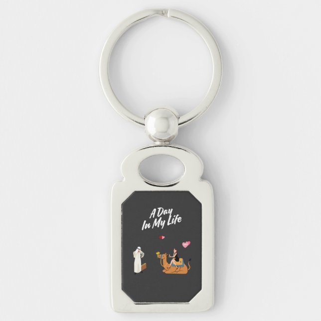 A Day In My Life Key Ring (Front)
