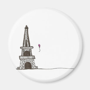 A day in Paris France Magnet