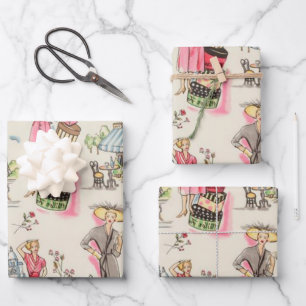 A Day in Paris Wrapping Paper Sheet