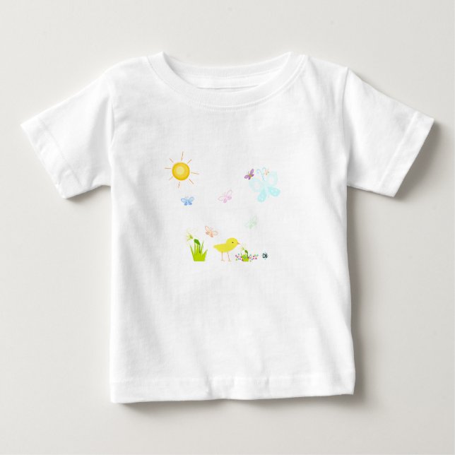 A day in spring baby T-Shirt (Front)