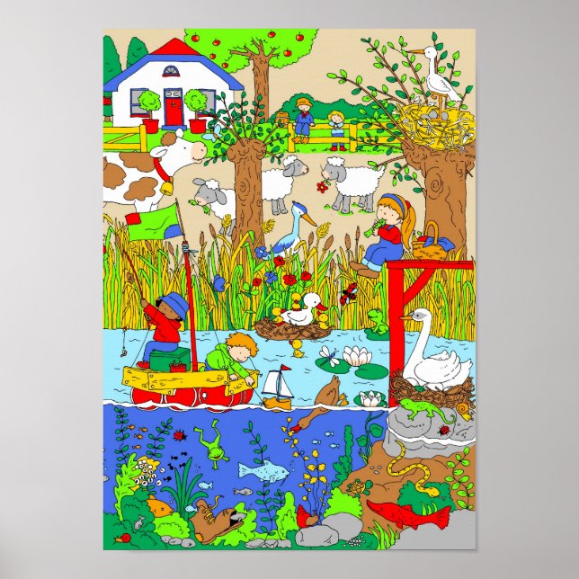 A Day in the Countryside Poster (Front)