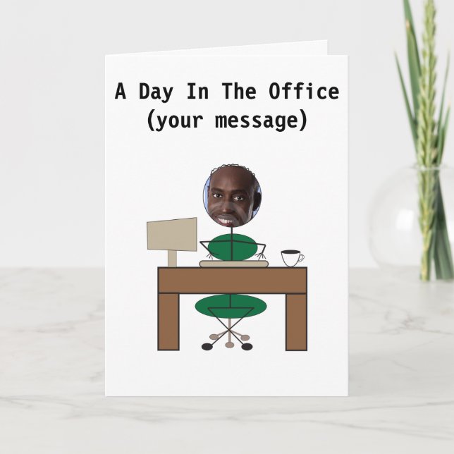 A Day In The Office (man) Card (Front)