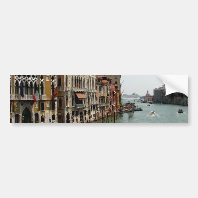 A Day in Venice Bumper Sticker (Front)