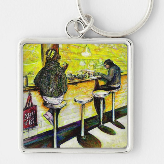 A Day Off from Crazy Key Ring (Front)