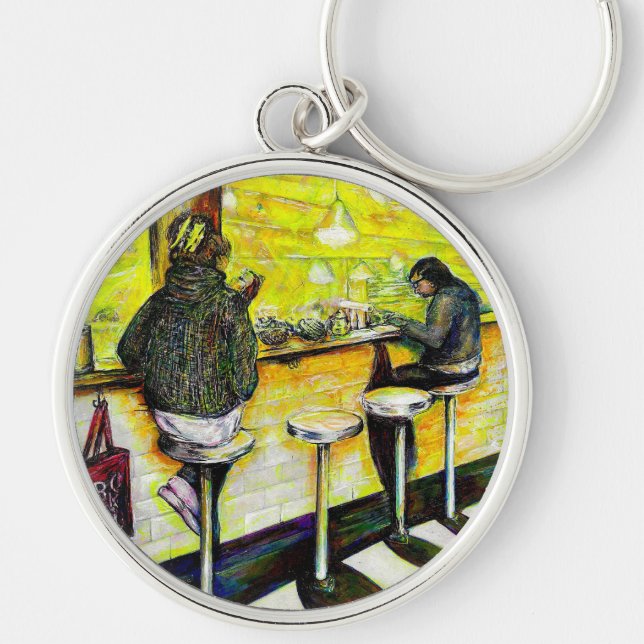 A Day Off from Crazy Key Ring (Front)